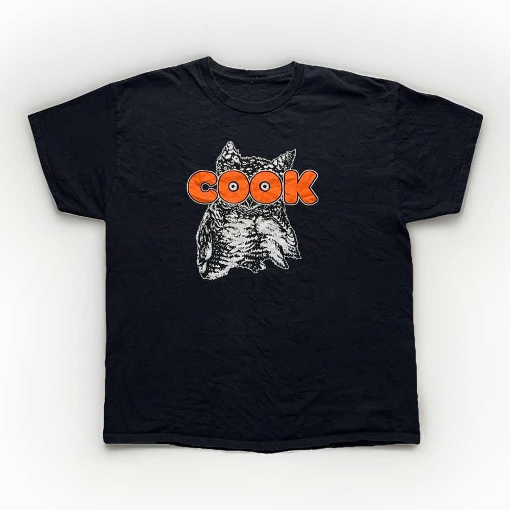 Vintage Hooters Cook Kitchen Staff T-Shirt Men XL Parody Dad Gift Restaurant Tee
